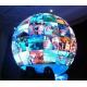 Ball Shape Sphere Round LED Display Screen Customized Size And After Sale Service