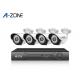 720P 4 Channel Poe Camera System , Full Hd Poe Nvr Security System 1 megapixel
