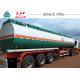 Strong Tanker Body Fuel Storage Trailer 45000 Liters Capacity For Gasoline Transport