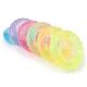 Transparent Colorful Ring Recycled Dog Toys , TPR Teething Healthy Plastic Puppy Toys