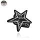 Customized Color Embroidered Star Patches Eco Friendly With Stick Sew On Backing