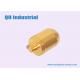 China OEM ODM Double Ended Single Head 3uin 7uin 8uin Gold Plated Pogo Pin Plastic Connector