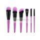 Luxury Purple Hair Tip Duo Synthetic Fiber Brush Softest For Travling