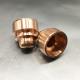 SF-TP Kjellberg Plasma Consumables , Plasma Cutting Nozzle Copper Color