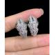 18K Gold Diamond Stud Earrings with Good Cut Grade Featuring Secure Push back Back Finding
