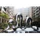 Village Decoration Outdoor Large Abstract Sculpture 316L Stainless Steel