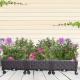 Wholesale Elevated Rectangular Plastic Outdoor Planter Box Self Watering Flower Vegetable Raised Garden Bed