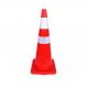 Reflective Tape PVC Traffic Warning Products Safety Cone 70cm Height Base size 35*35cm