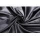 Wrinkle Black Faux Suede Bed Sheets Polyester 155cm
