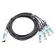 Arista Networks CAB-Q28-S28-2M Compatible 2m (7ft) 100G QSFP28 to Four 25G SFP28 Copper Direct Attach Breakout Cable
