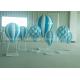 Custom Shape Double Colors Fibreglass Balloons Promotional Standing Style