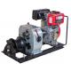 Air cooled diesel engine winch 3 ton fast speed cable pulling machine for pulling hoisting lifting