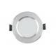 CRI 80 15 Watt 1380 Lumen Silver / White LED Ceiling Lighting Dimmable Down lights