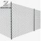 Diamond Hole Galvanized Chain Link Wire Fence For Football Field