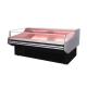 LED Light Meat Display Freezer Stainless Steel Interior Automatic Defrost -2~8 C