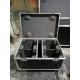 Full Black Color 9mm Thinkness Plywood Customized Aluminum Tool Cases For Sound Console / Speaker Case