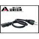 Computer 3 Pin AC UL Listed Power Cord , IEC C13 Power Cable American Standard