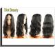 Hand Tied Remy Human Hair Front Lace Wigs 1B# / 5A Virgin Remy Hair