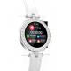 Round Screen IP68 Waterproof 230mah Silicone Smart Watch