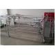 Steel Pipe Sow Pig Gestation Crates With Galvanized Feeders Length Adjustable