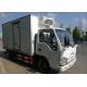 ISUZU 2 Tons Ice Box Truck , Refrigerated Cold Room Truck For Frozen Fish Transportation