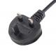 Extension UK PC Power Cable , 2 Pin 13A 250V AC Power Cord 1.8m 2m 5m