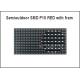 Semioutdoor red P10 SMD display module light with fram on back 320*160mm 32*16pixels 5V for advertising message