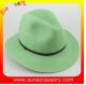 2042 Sun Accessory green wool felt winter mid brim ladies hats ,Shopping online hats and caps wholesaling