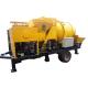 Mobile Diesel Concrete Mixing And Pumping Machine 40m3/H With S Gate Valve