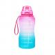 BPA Free Water Bottle with Time Marker Ideal Gift for Fitness or Sports & Outdoors