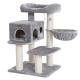 Enchanted Modern Stylish Cat Tree , Cat Tower Scratching Post Adjustable FEANDREA