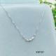 Latest product super quality China sale jewelry charm white stainless steel necklace whole  XW181