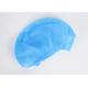 Disposable Non Woven Medical Surgical Cap With Elastic , Round Nonwoven Bouffant Cap