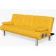 Yellow  Foldable Sofa Bed European Style Living Room