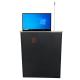 Intelligent Flush Mount Retractable Screen LCD Monitor Lift Fast Lifting Built-in Microphone for Conferences
