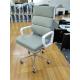 High Back Soft Pad Executive Chair , Modern Executive Office Chair Gray Color