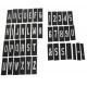 2 Sizes Plastic Letter Template for B2B Buyers