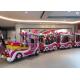 Luxury Cartoon Trackless Train Amusement Ride With Stainless Steel Material