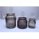 spray color glass candle jar wholesale