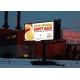 Front Access Outdoor Waterproof Led Advertising Panels 6500 Nits Brightness Signs