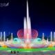 large elegant music Chinese water fountain