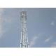 Communication Tubular Steel Tower 470 - 630 Mpa Tension Strength ASTM Standard