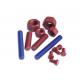 Colorful PTFE Coated Double Ended Bolt Full Thread Standard / Non Standard