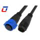 Male Female Plug Cable 8 Pin Waterproof Connector IP67 M19 With Push Locking