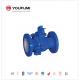 PTEF/FEP/PP/PFA Lined 2.5Inch 150# Bare Shaft Square Mounting Pad Ball Valve for Chemical Medium