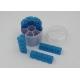 Cylindrical Plastic Pill Box With Stamp Printing Logo / 28 Day Pill Organizer