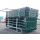 Lightweight Safety Round Portable Cattle Pens Fully Welded Post Brackets