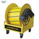 Auto Retractable Hose Reel Hand Wheel Crank Pre Conditioned Air PCA With Cart hose reel machine