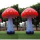 Personalized 4 Meters Height Inflatable Lighting Mushroom Model For Event Display LED Mushroom Flower
