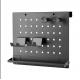 Office Silver Metal Pegboard Gaming Organizer with Hooks Wall Control Mount Tool Pegboard